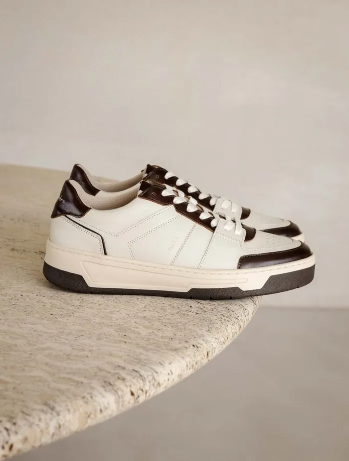 Miley Off White and Irish Coffee Women Bobbies Sneakers Miley Off White and Irish Coffee Women Bobbies Sneakers