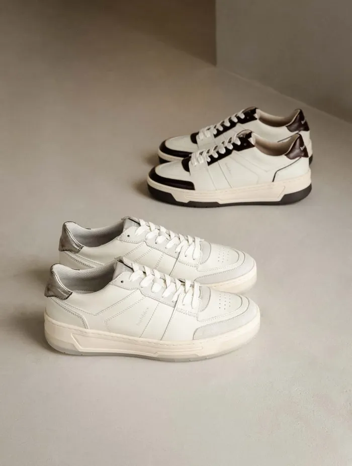 Miley Off White and Irish Coffee Women Bobbies Sneakers Miley Off White and Irish Coffee Women Bobbies Sneakers