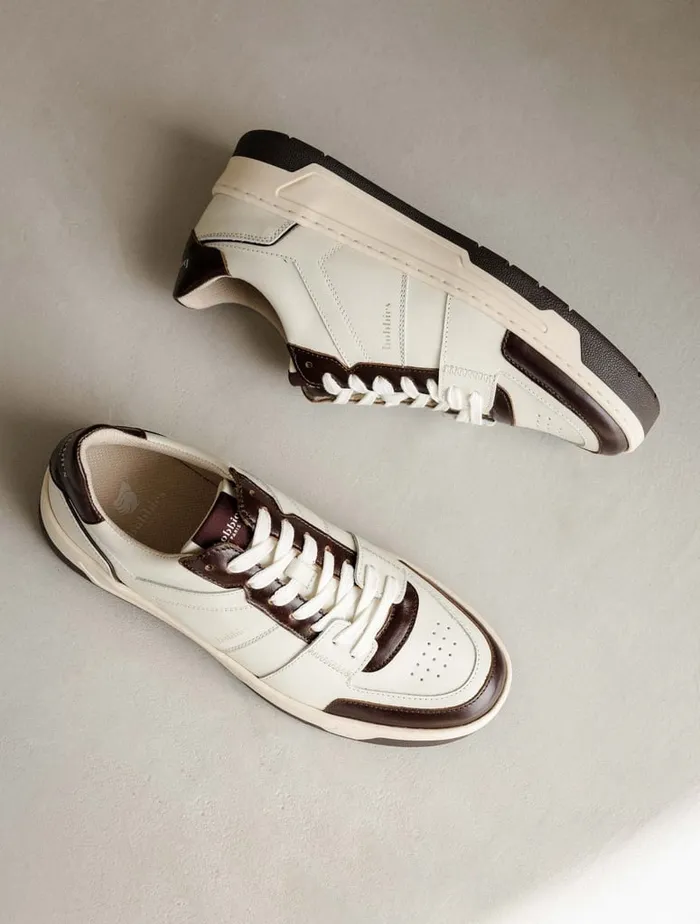 Miley Off White and Irish Coffee Women Bobbies Sneakers Miley Off White and Irish Coffee Women Bobbies Sneakers