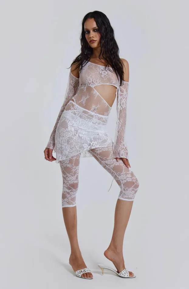 Mini Dresses Women Jaded London Siren Mini Dress In White