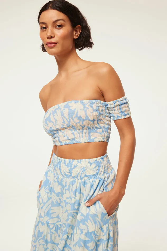 Misa Los Angeles Alba Top Patmos Sky Women Matching Sets