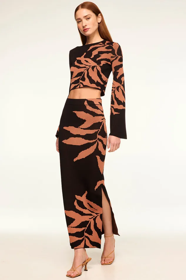 Misa Los Angeles Amila Top Fernal Glow Women Matching Sets