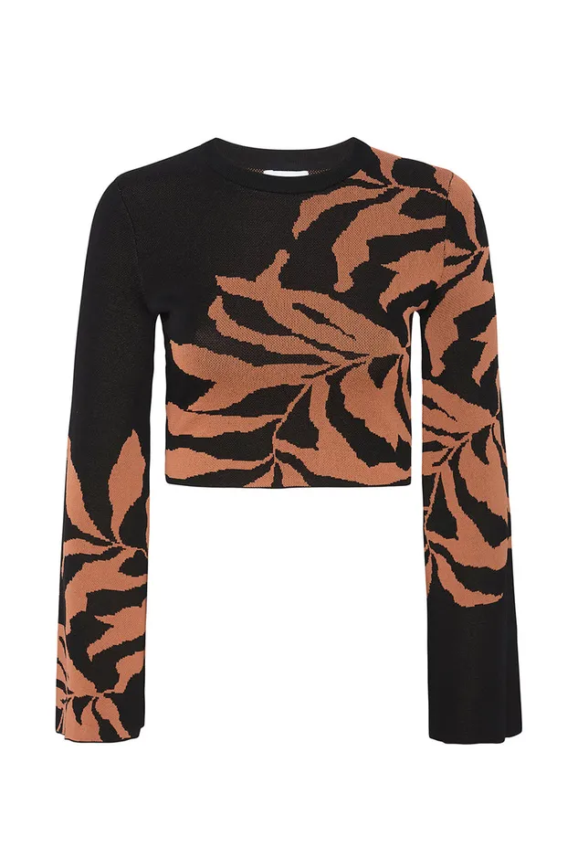 Misa Los Angeles Amila Top Fernal Glow Women Matching Sets