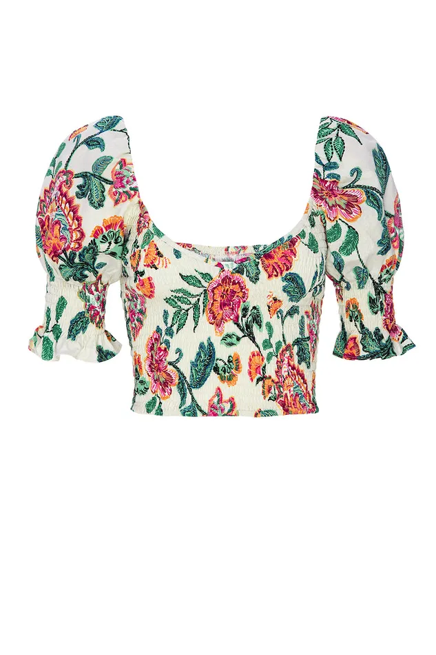 Misa Los Angeles Calla Top Malika Paisley Floral Women Matching Sets