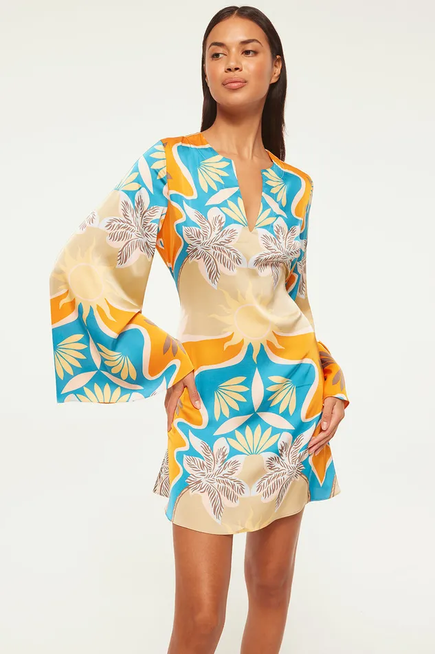 Misa Los Angeles Dusty Tunic Dress Bain De Soleil Women Dresses