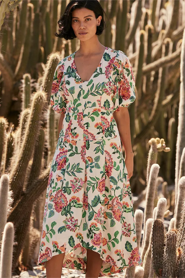 Misa Los Angeles Jamila Dress Malika Paisley Floral Women Dresses