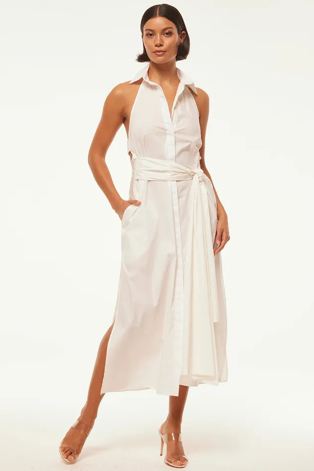 Misa Los Angeles Jessika Dress White Women Dresses