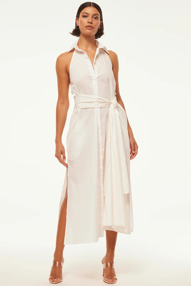 Misa Los Angeles Jessika Dress White Women Dresses
