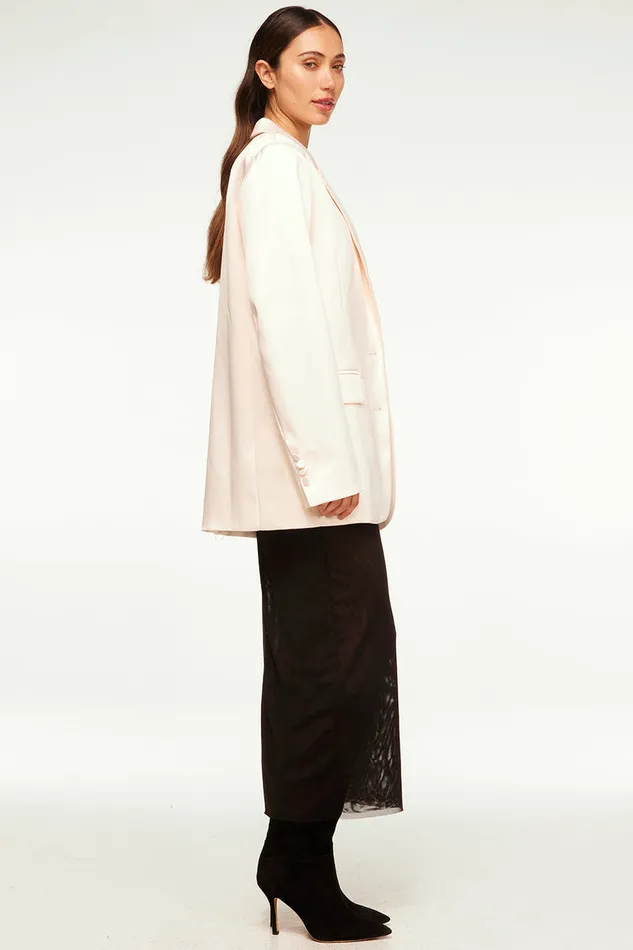 Misa Los Angeles Joanne Blazer Ivory Women Tops