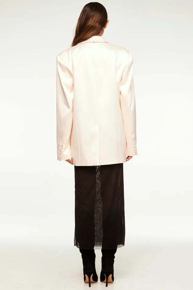 Misa Los Angeles Joanne Blazer Ivory Women Tops