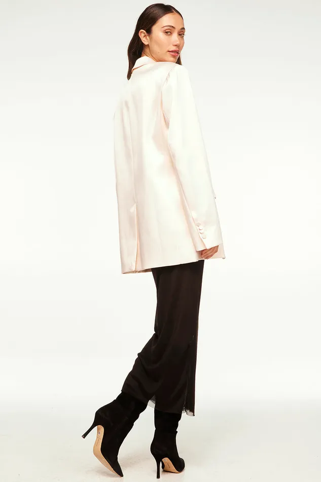 Misa Los Angeles Joanne Blazer Ivory Women Tops