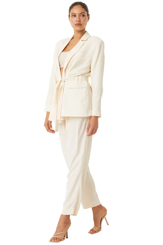 Misa Los Angeles Kelsey Jacket Ivory Women Tops