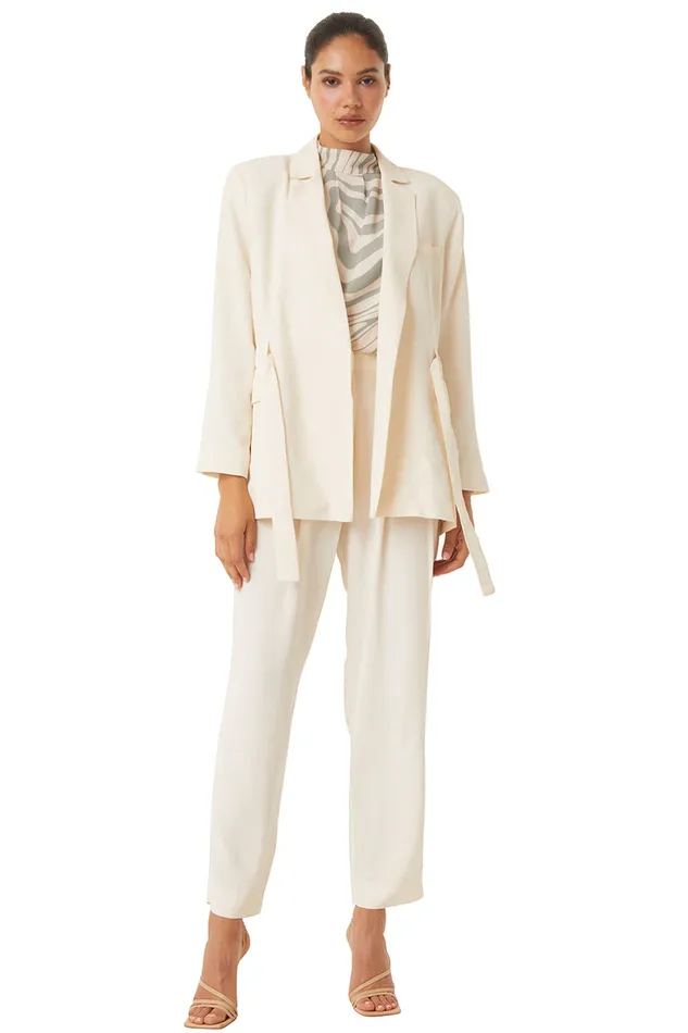 Misa Los Angeles Kelsey Jacket Ivory Women Tops