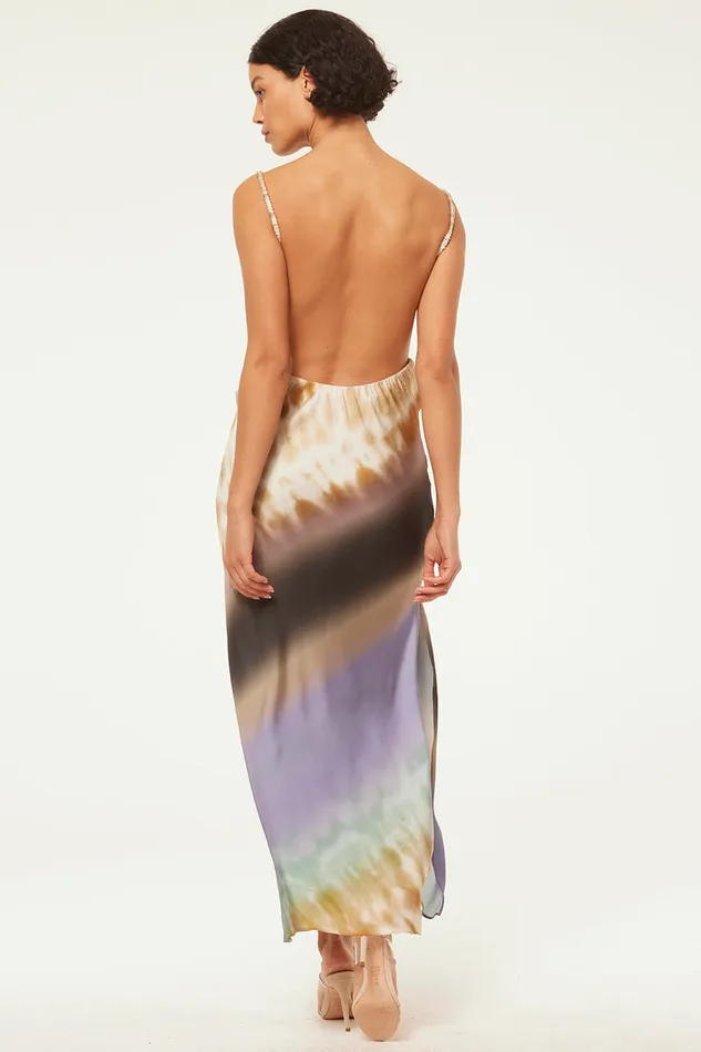 Misa Los Angeles Livia Dress Cerulean Ombre Women Dresses
