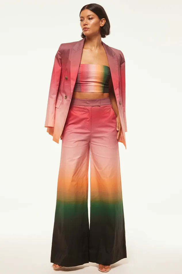 Misa Los Angeles Nico Pant Cali Ombre Cotton Women Matching Sets