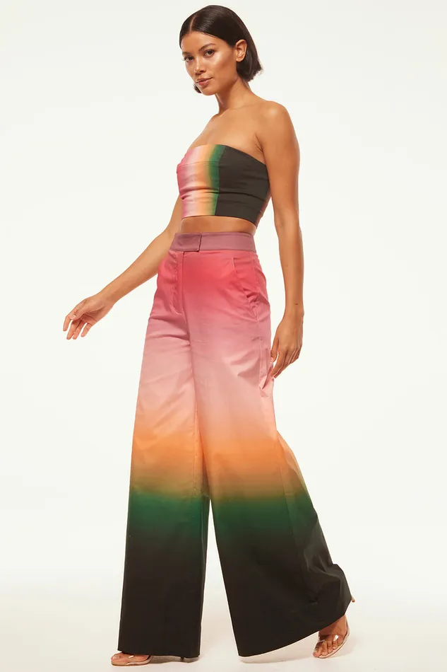 Misa Los Angeles Nico Pant Cali Ombre Cotton Women Matching Sets