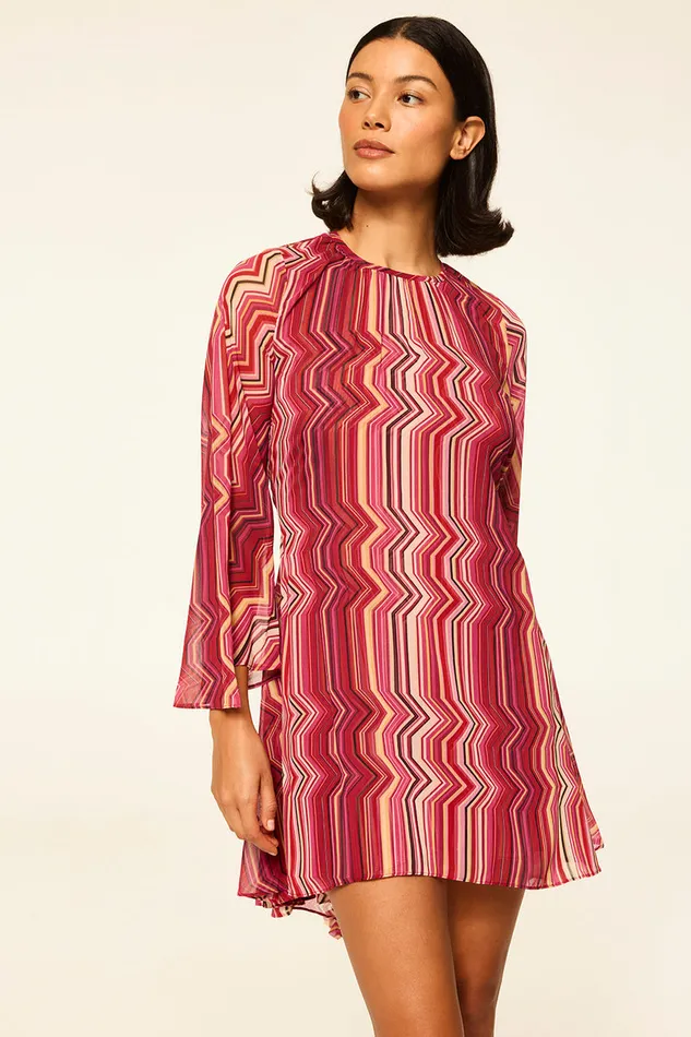 Misa Los Angeles Petra Dress La Banda Crimson Women Dresses