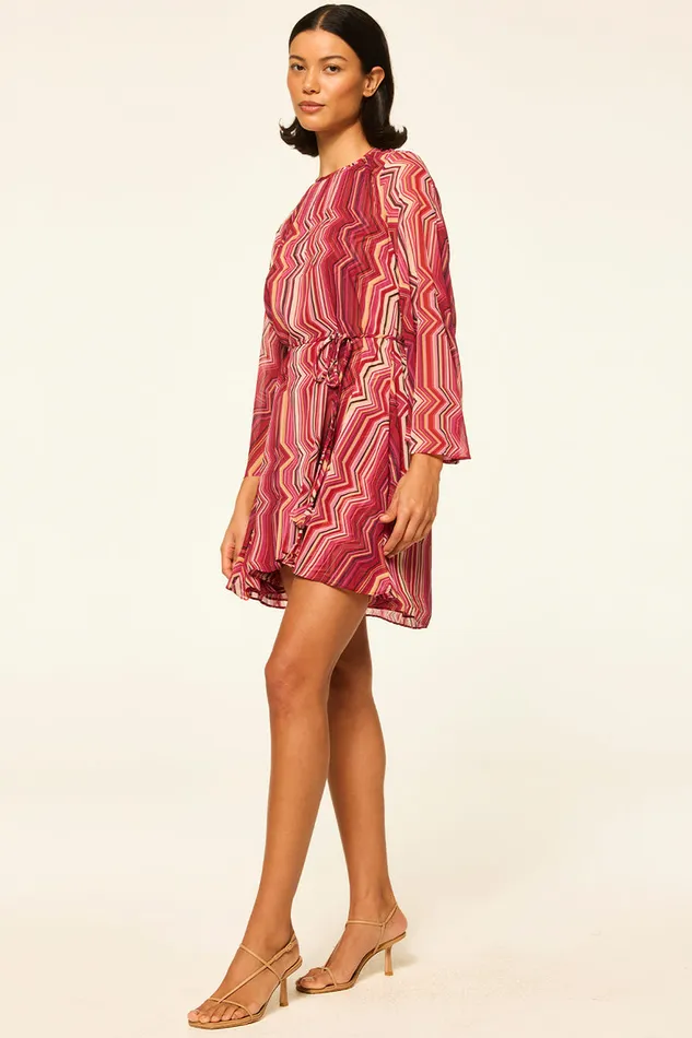 Misa Los Angeles Petra Dress La Banda Crimson Women Dresses