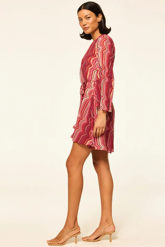 Misa Los Angeles Petra Dress La Banda Crimson Women Dresses