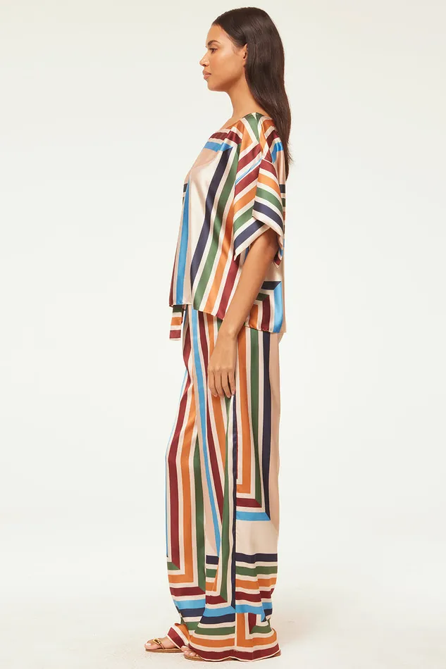 Misa Los Angeles Reshma Pant San Miguel Stripe Women Pants