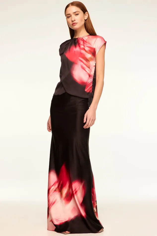 Misa Los Angeles Sierra Skirt Midnight Orchid Women Matching Sets