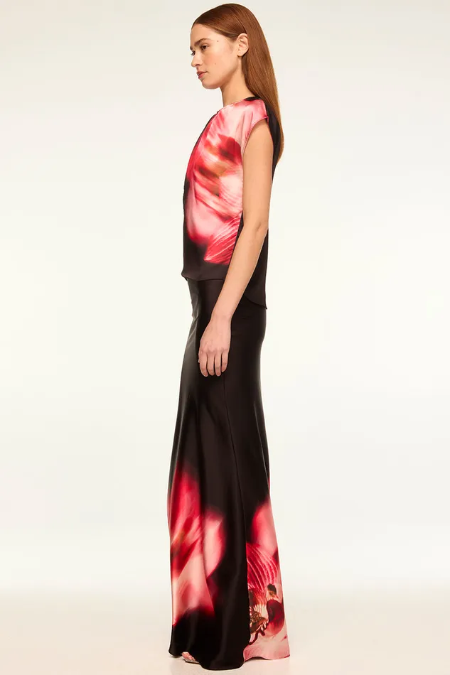 Misa Los Angeles Sierra Skirt Midnight Orchid Women Matching Sets