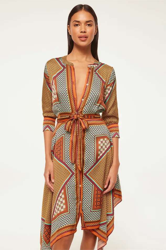 Misa Los Angeles Solmaz Dress Positano Scarf Women Dresses