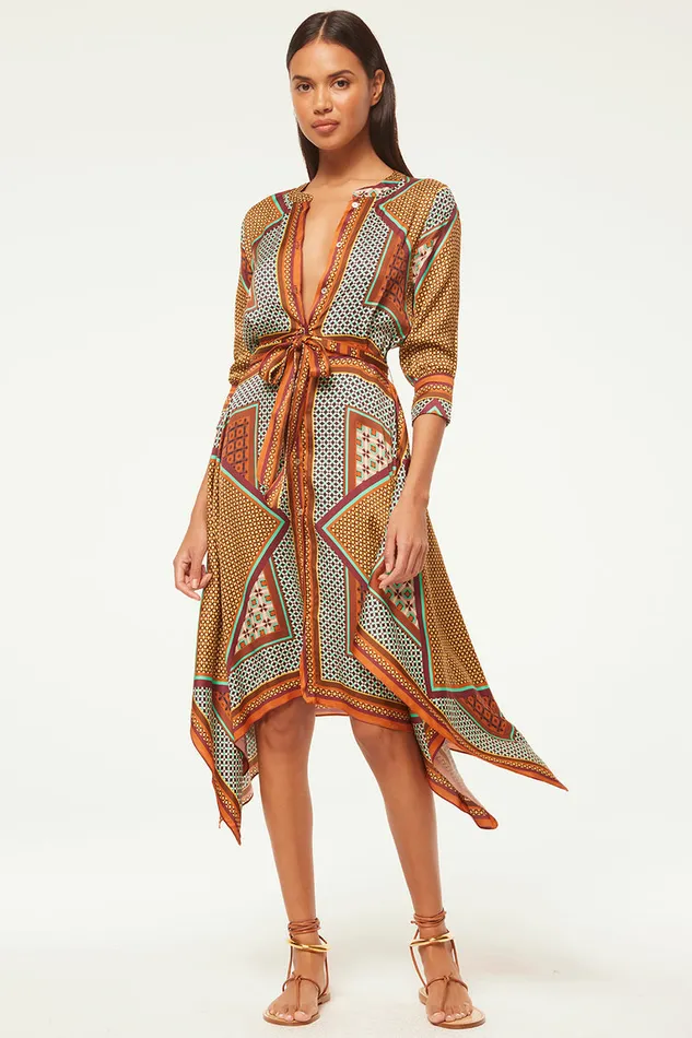 Misa Los Angeles Solmaz Dress Positano Scarf Women Dresses