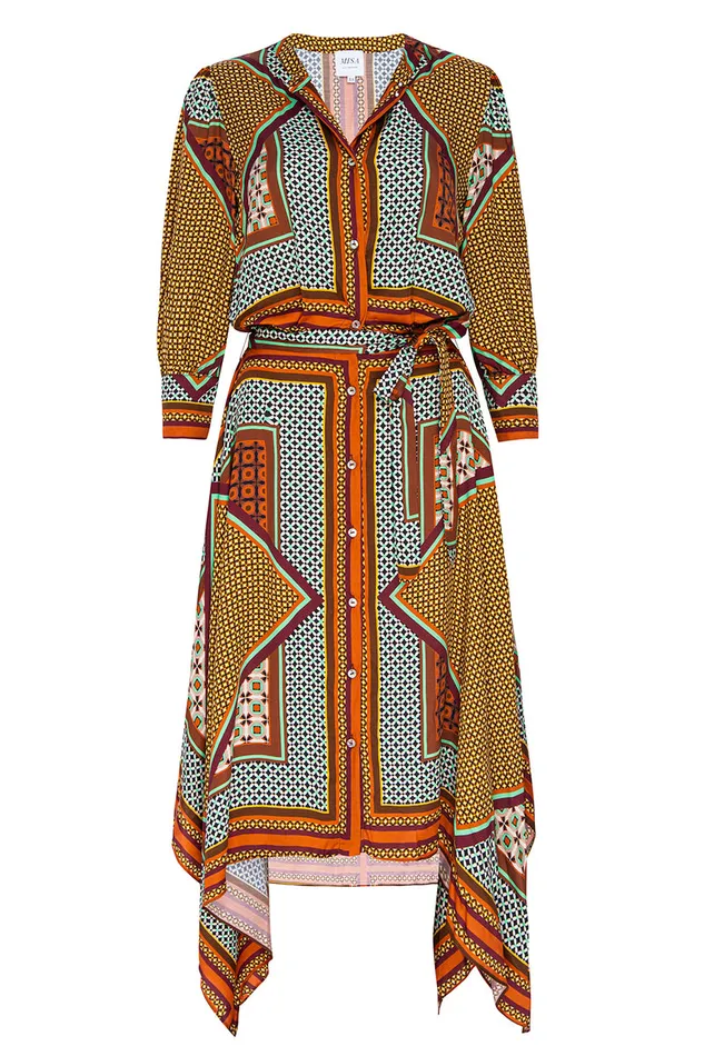 Misa Los Angeles Solmaz Dress Positano Scarf Women Dresses