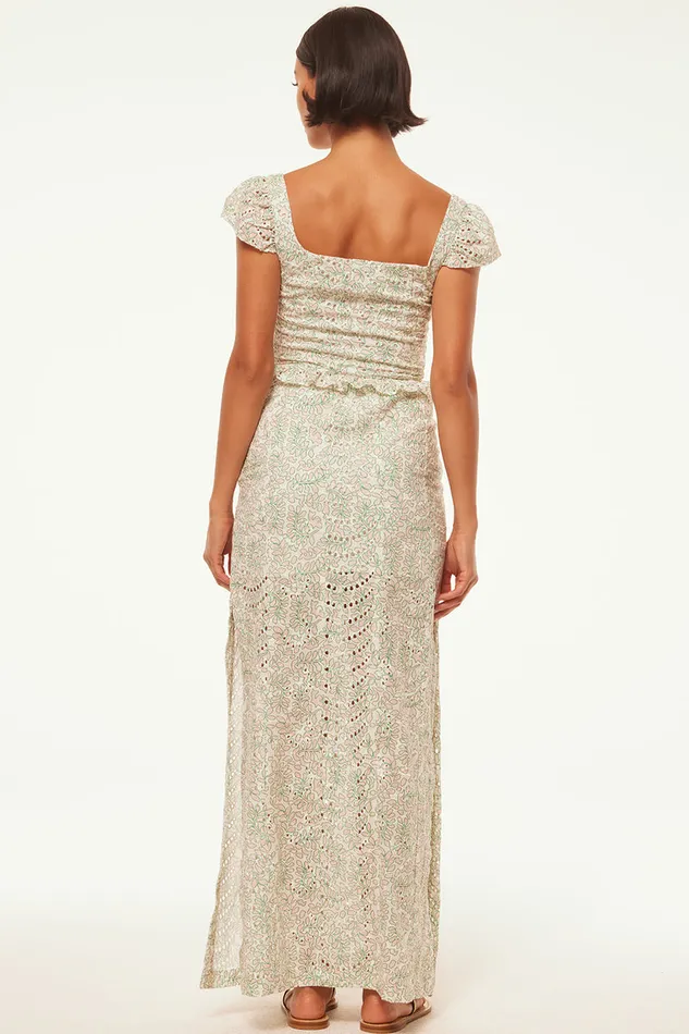 Misa Los Angeles Sora Top Dewdrop Eyelet Women Matching Sets