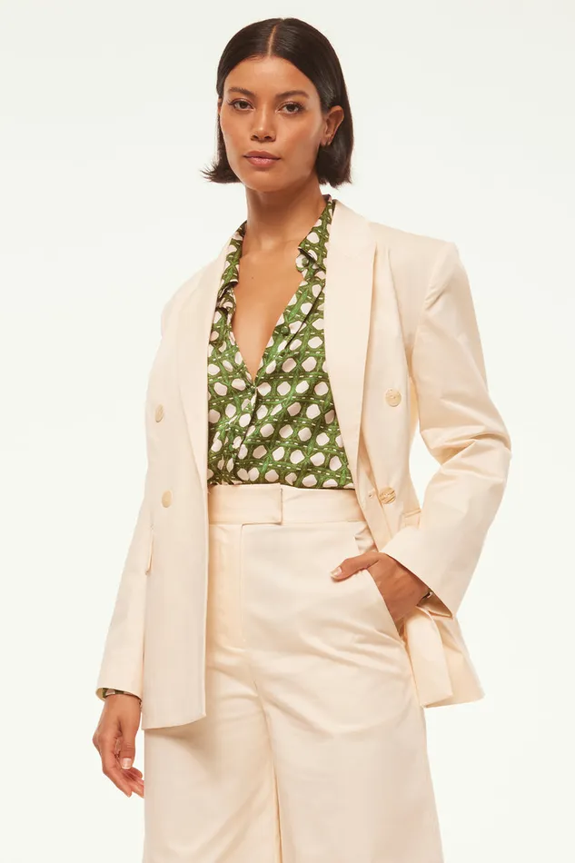 Misa Los Angeles Viva Blazer Parchment Women Tops