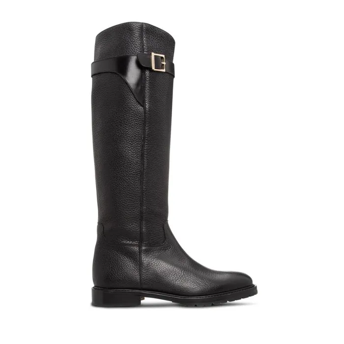 Moreschi Boots Black Leather Boot 8211 Women