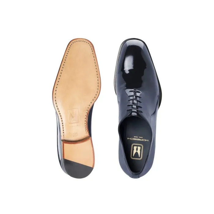 Moreschi Lace Ups Blue Patent Leather Oxford 8211 Men