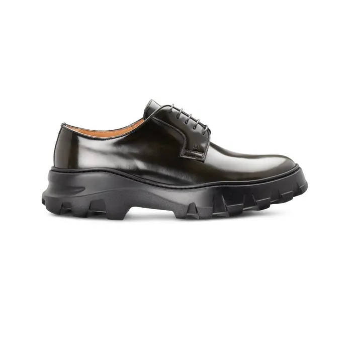 Moreschi Lace Ups Green Leather Derby 8211 Men