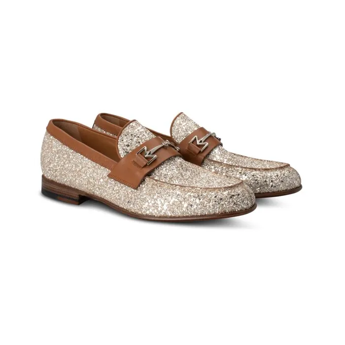 Moreschi Loafers FOR HIM 8211 Gold Glitter Loafer 8211 Men
