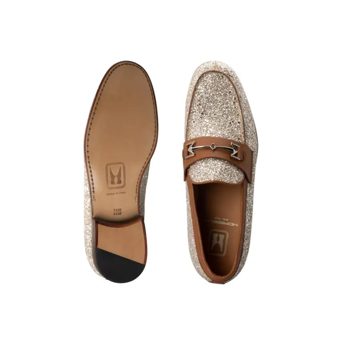Moreschi Loafers FOR HIM 8211 Gold Glitter Loafer 8211 Men