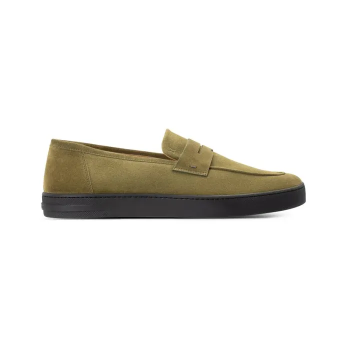 Moreschi Slipon Green Suede Slip On 8211 Men