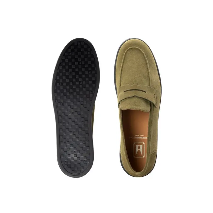 Moreschi Slipon Green Suede Slip On 8211 Men