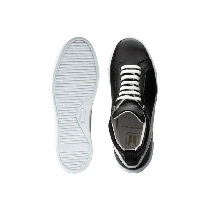 Moreschi Sneakers Black Leather Sneaker 8211 Women