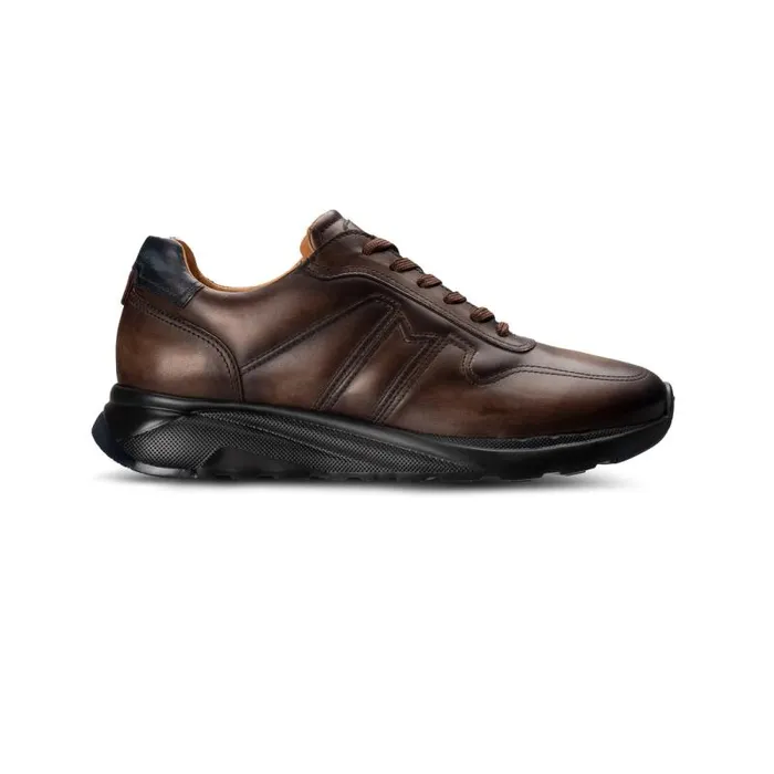 Moreschi Sneakers Brown Leather Sneaker 8211 Men
