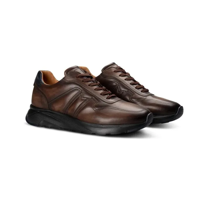 Moreschi Sneakers Brown Leather Sneaker 8211 Men