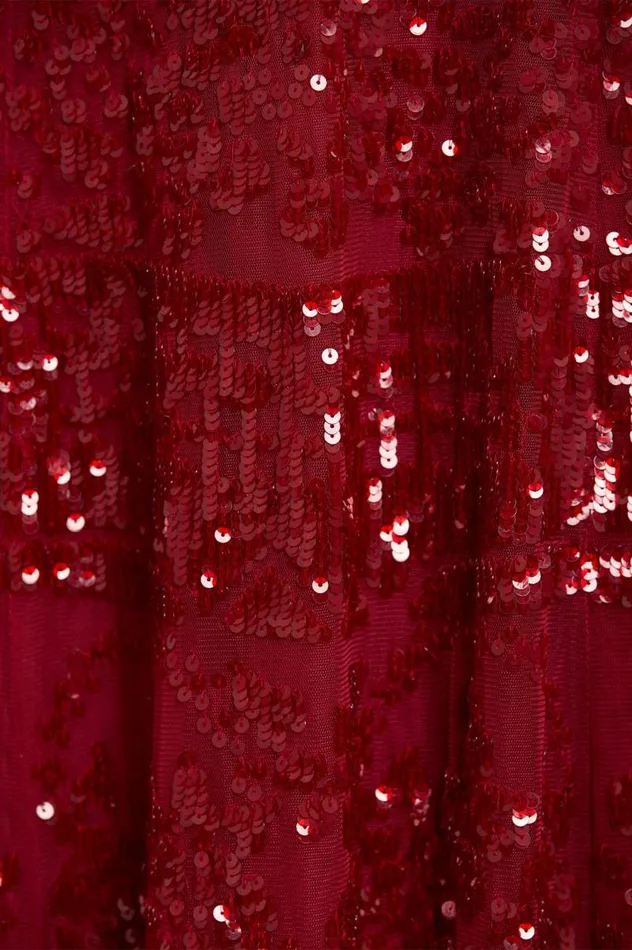 Needle and Thread Dresses Aurora Ballerina Dress Red 8211 Women