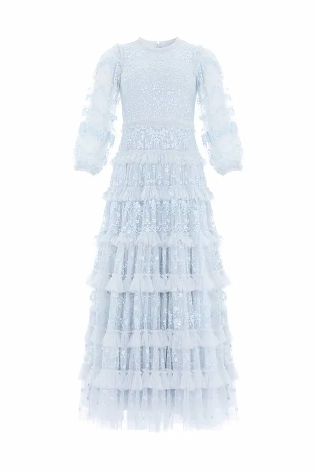 Needle and Thread Dresses Blossom Lace Ankle Gown Blue 8211 Women