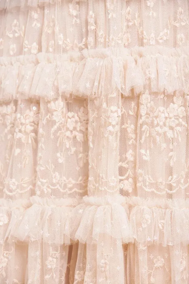 Needle and Thread Dresses Blossom Lace Ankle Gown Champagne 8211 Women