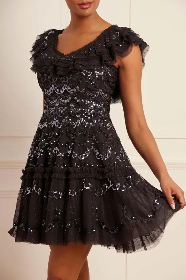 Needle and Thread Dresses Everthine Micro Mini Dress Black 8211 Women