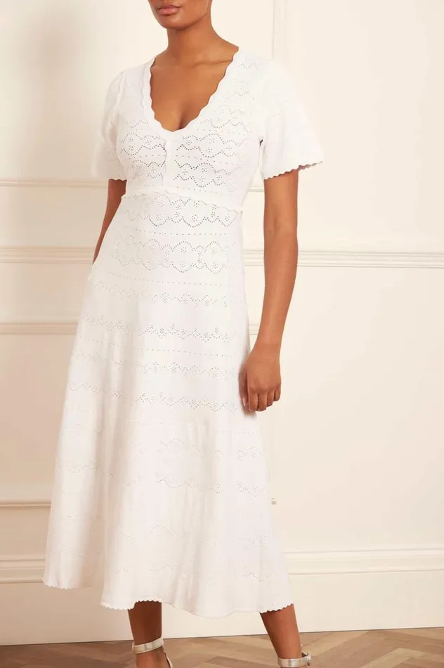 Needle and Thread Dresses Lace Knit Gown Champagne 8211 Women