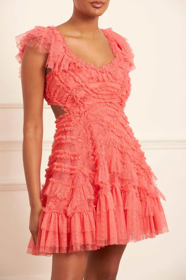 Needle and Thread Dresses Lola Backless Micro Mini Dress Pink 8211 Women