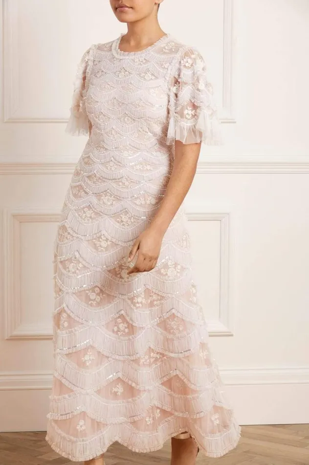 Needle and Thread Dresses Lunette Blossom Ankle Gown Pink 8211 Women