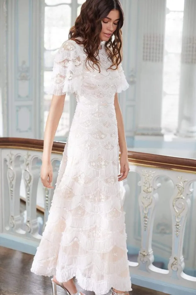 Needle and Thread Dresses Lunette Blossom Ankle Gown Pink 8211 Women