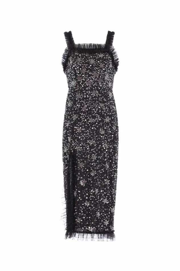 Needle and Thread Dresses Shooting Stars Cami Ballerina Dress Black 8211 Women